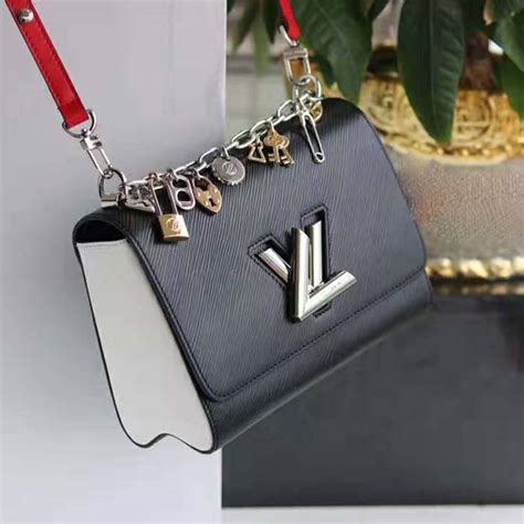 black lv twist|twist lock handbags.